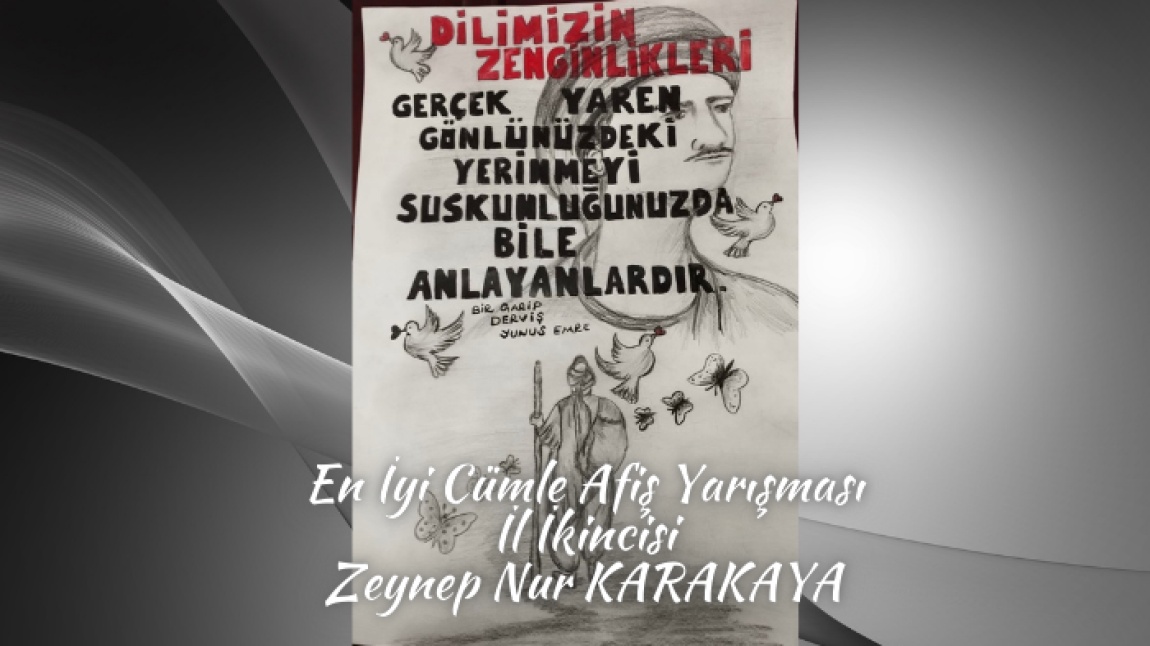 “En İyi Cümle Afiş Yarışması”