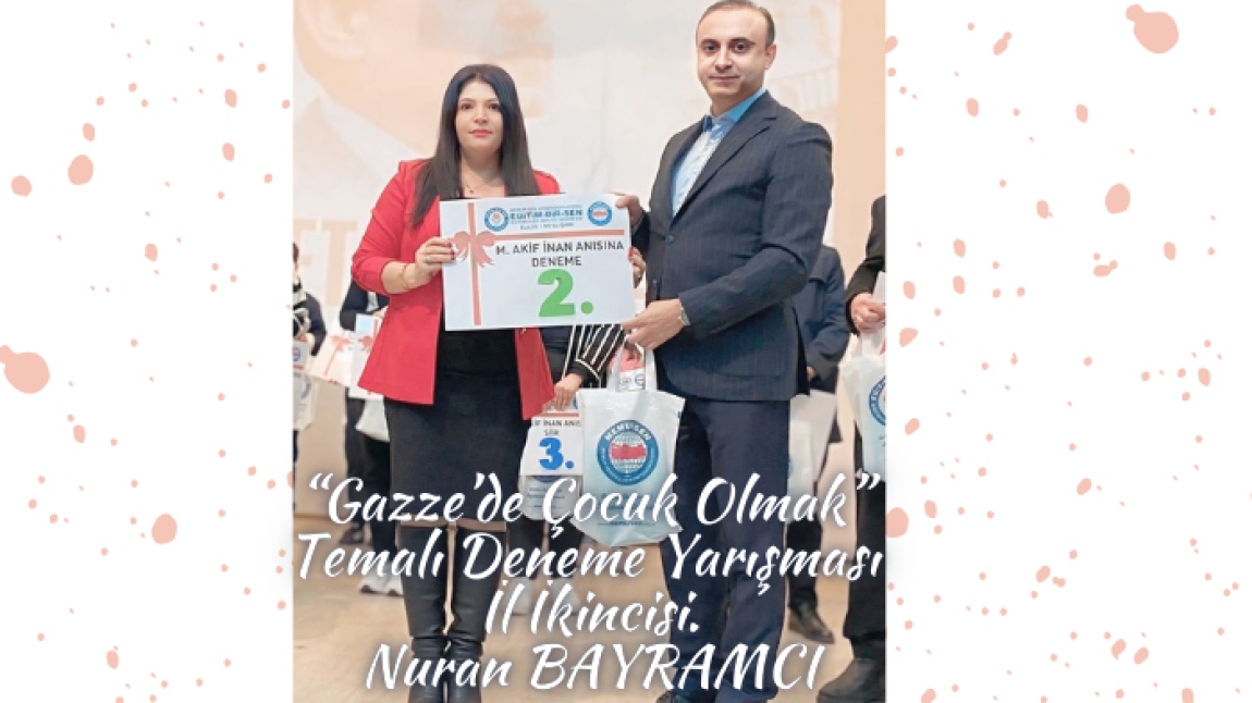 Yetişkinler Arası “Gazze’de Çocuk Olmak” Temalı Deneme Yarışması