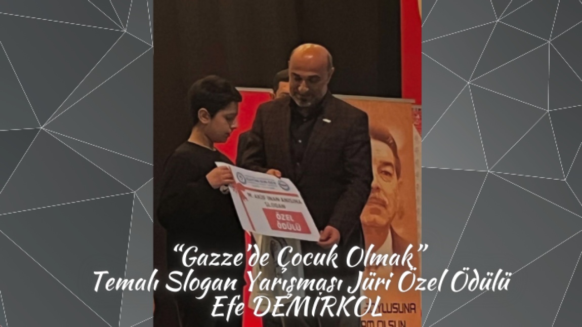 Ortaokullar Arası “Gazze’de Çocuk Olmak” Temalı Slogan Yarışması